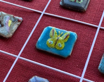 Small Enamel Tile - Selection Available