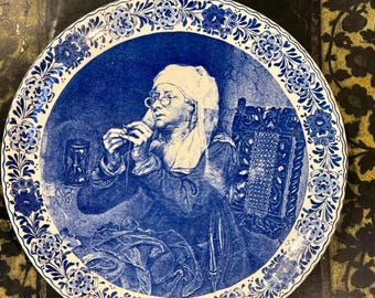 Delft Blauw Chemkefa - Blue & White  13" Plate