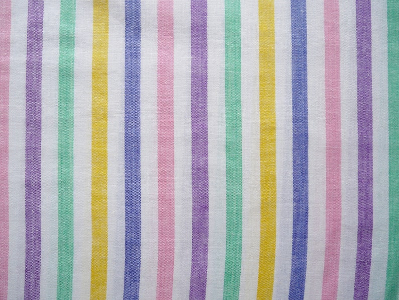 Single Bed Flat Sheets Pair Of Flat Sheets In Candy Stripe Cotton