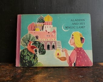 Aladdin and His Magic Lamp Pop-Up Book: 1960 Bancroft & Co. First Edition