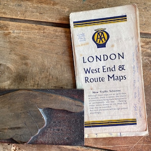 London Karte - AA London & West End Route Maps 1962