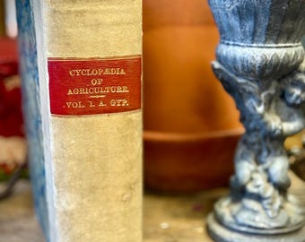 Antique Book - A Cyclopedia of Agriculture Vol 1 - 1865