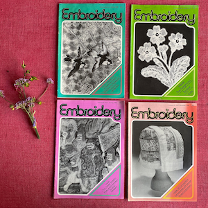 Embroidery - Pack of 4 Magazines- 1978-80
