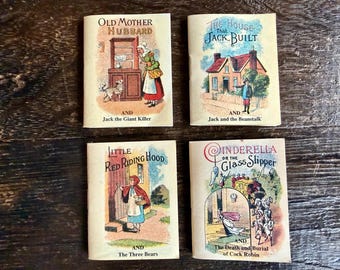 Miniature Books - Set of 4 Fairy Tales