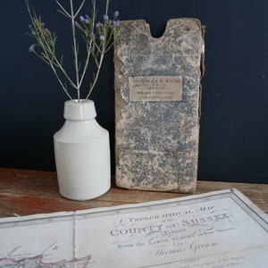 Eine topographische Karte der Grafschaft Sussex von Thomas Gream 1799