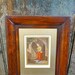 Antique Baxter Print: 'returning for Prayer' in Rosewood Frame ...