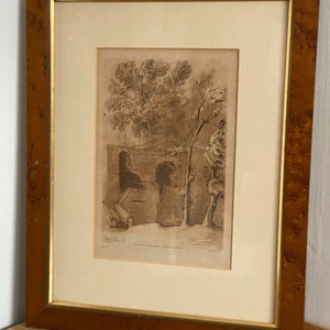 Antique Print - Liber Veritatis Plate 70 1810