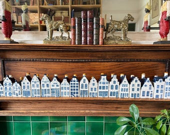 KLM Delft Blue House #35 ~ KLM Bols Dutch Miniature Canal House