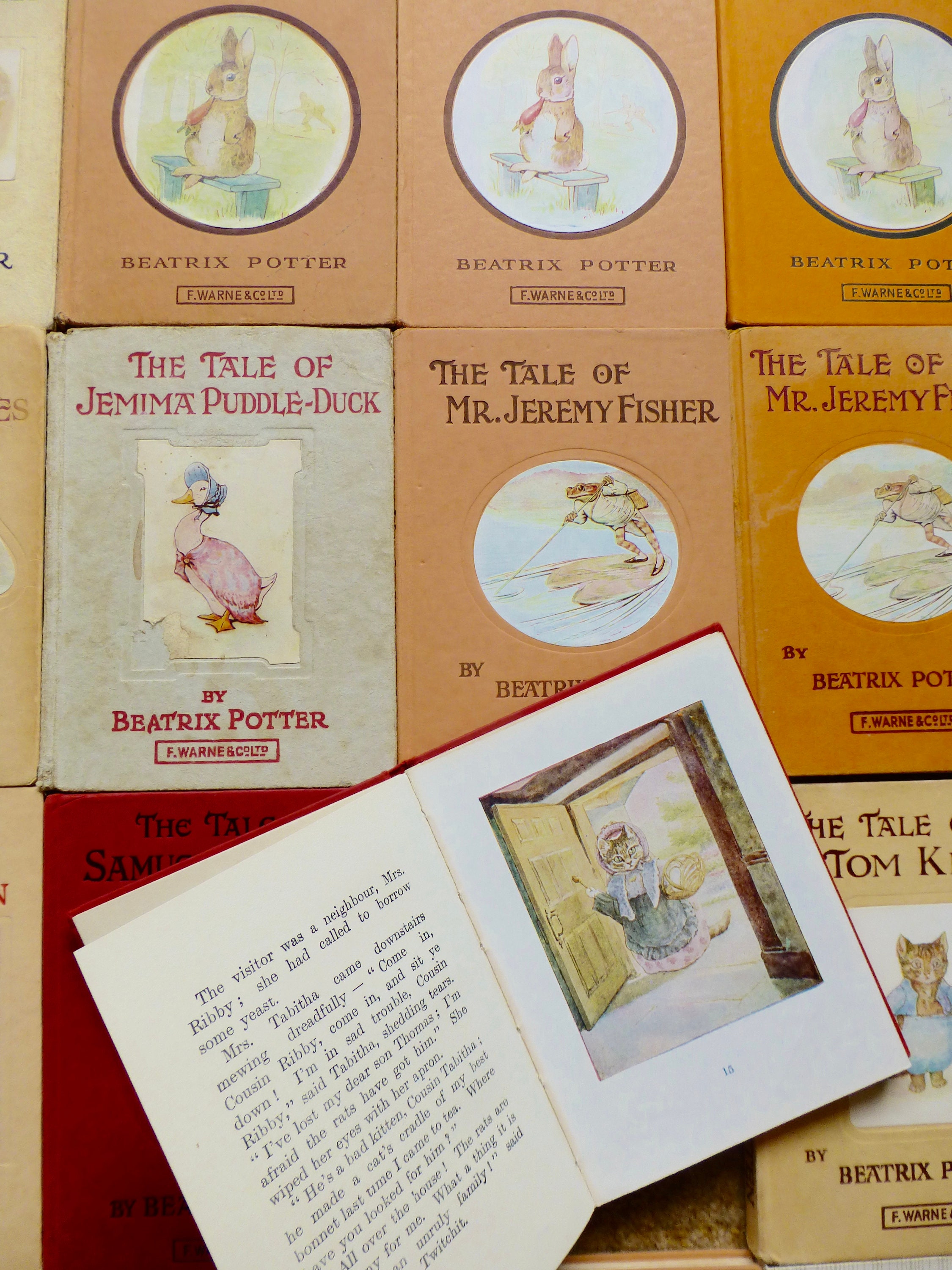 Beatrix Potter Books - Vintage - Etsy