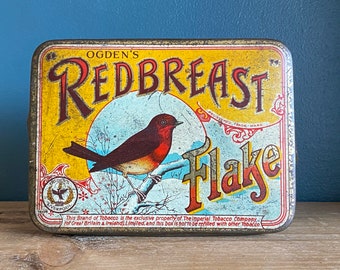 Ogden's Redbreast Flake  -  Tobacco Tin C.1920