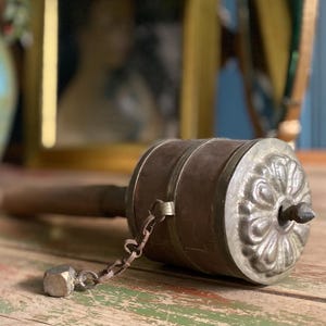 Vintage Tibetan Buddhist Prayer Wheel