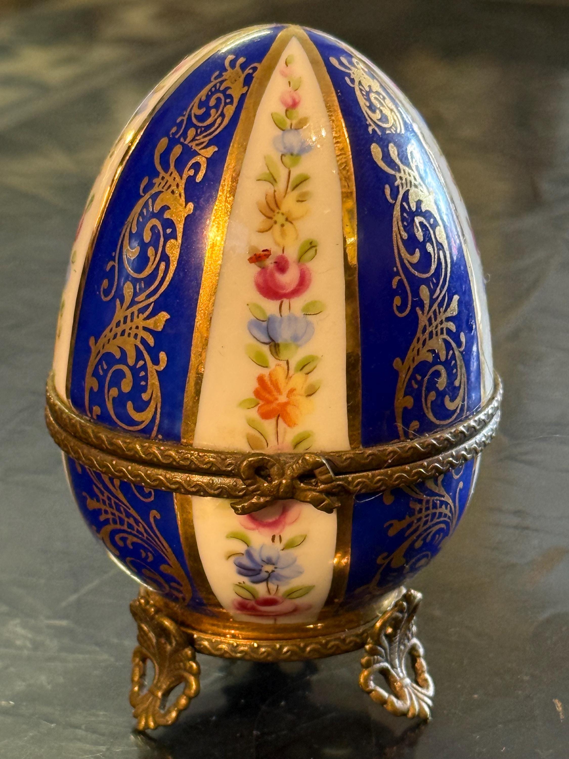 装飾的な陶器の卵の飾り - Etsy 日本