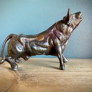 Metal Bull Ornament