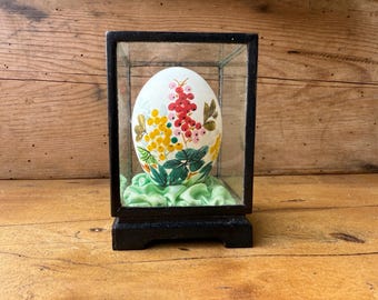 Adorno decorativo de huevo pintado a mano (C)