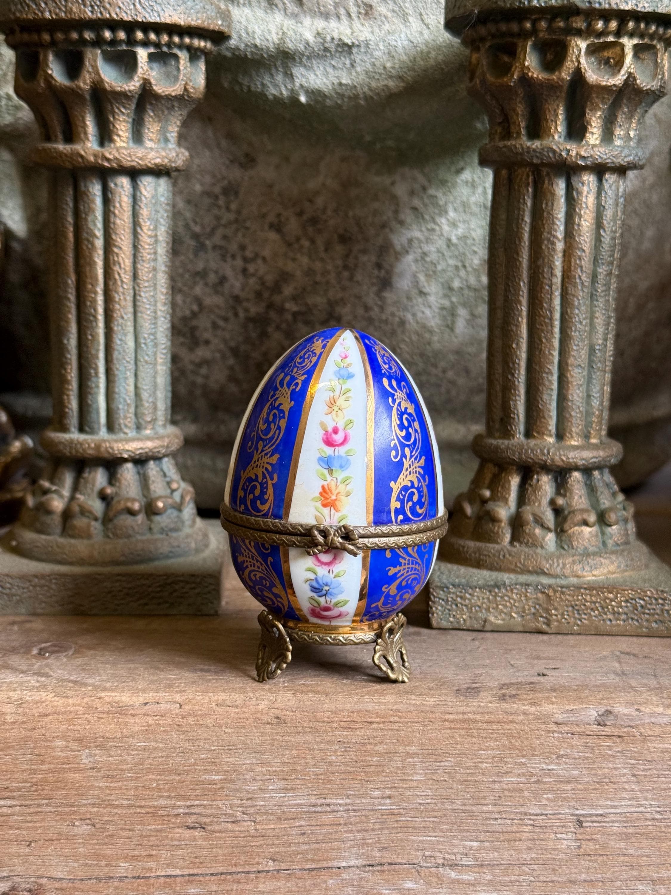 Decorative Ceramic Egg Ornament - Etsy