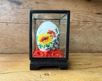 Adorno decorativo de huevo pintado a mano (C)