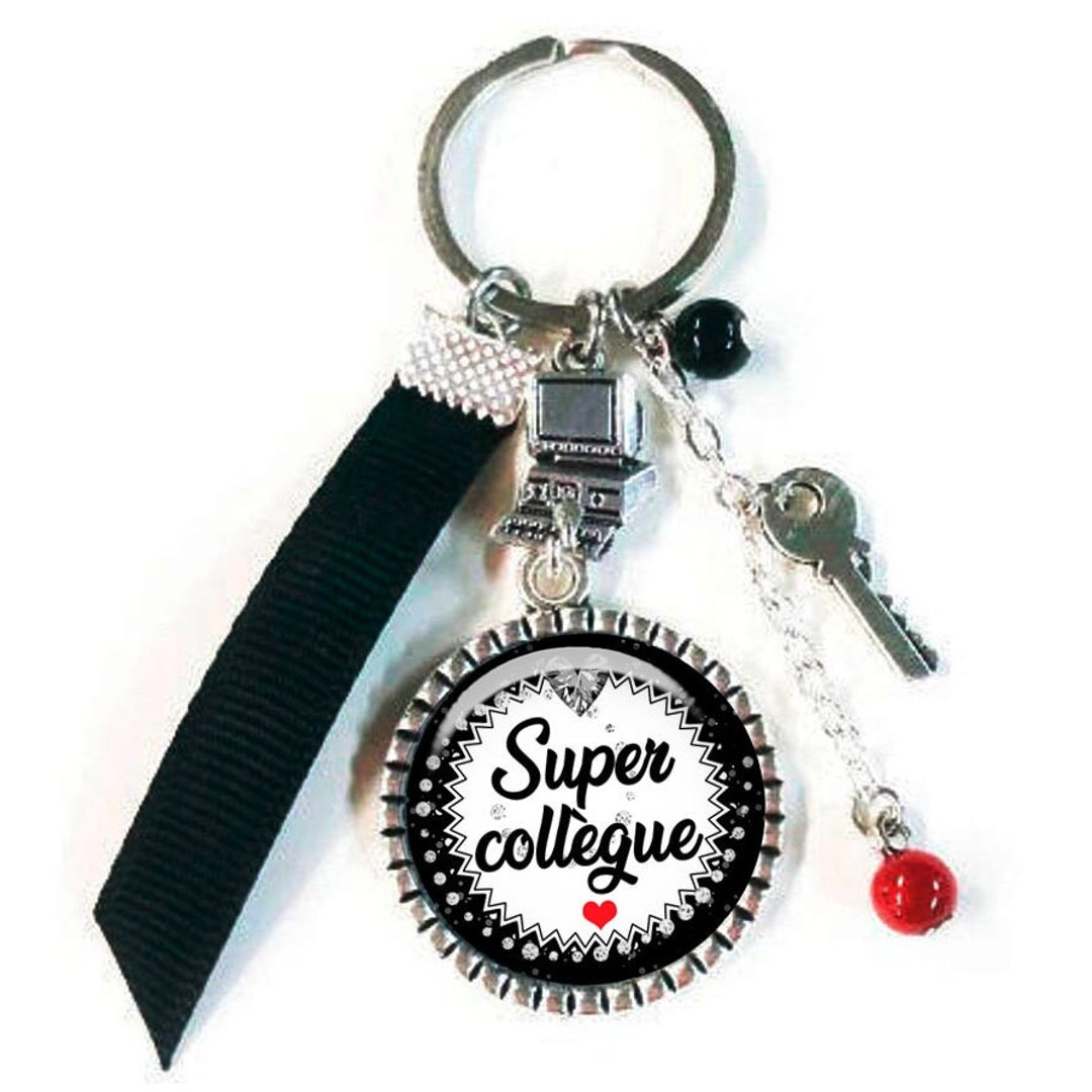 Colleague Key Ring, Colleague Bag Charm, Super Colleague Gift, Women's ...