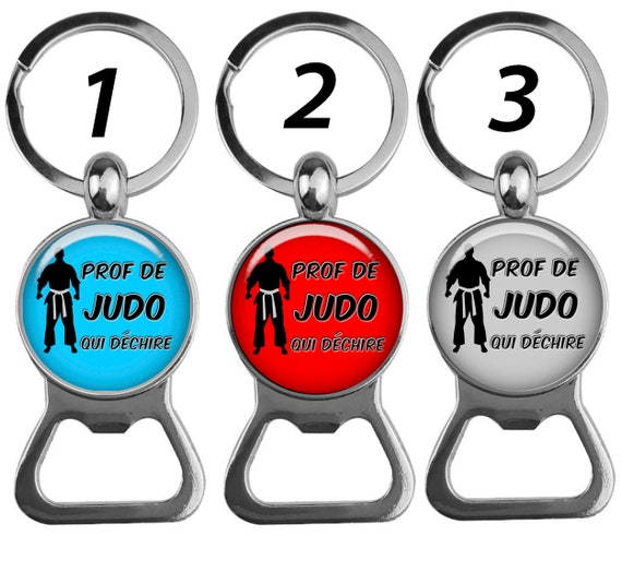 Porte-clés judo, décapsuleur prof de judo, cadeau judo ouvre bouteille -   France