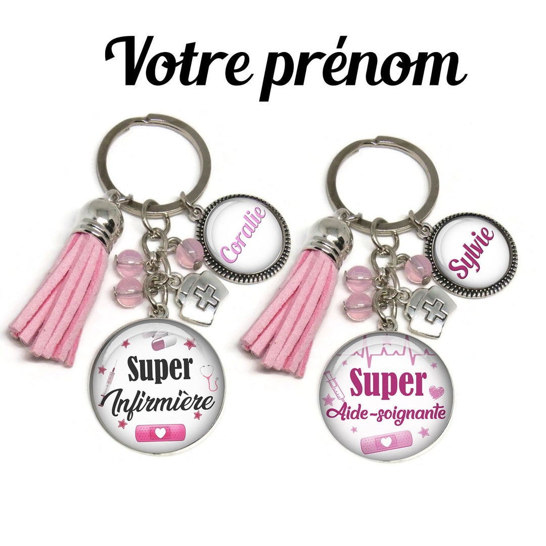 Porte-clé "AIDE SOIGNANTE FORMIDABLE" LB453 - Neuf Avec étiquettes - Cadeau Personnalisé