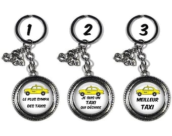 porte-clés taxi, cadeau taxi, cadeau homme