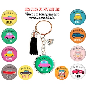 Porte Clés Humoristique Plaque – En Voiture Simone - Porte clef - Achat &  prix