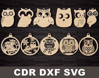 Download Christmas Owl Svg Etsy PSD Mockup Templates