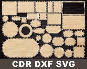 Fonds de lime CNC pour panier au crochet, Fonds de panier au crochet cdr, Base en contreplaqué en bois dxf, fond tricot à tricoter Base de panier au crochet Fichiers découpés au laser