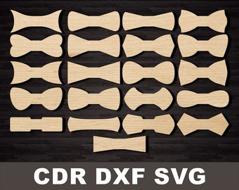 Muszki męskie wzór sylwetka wycinana laserowo, pliki laserowe DXF CDR plany wektorowe, pliki do natychmiastowego pobrania, wzór cnc, wykrojnik svg cnc cięcie ślubne