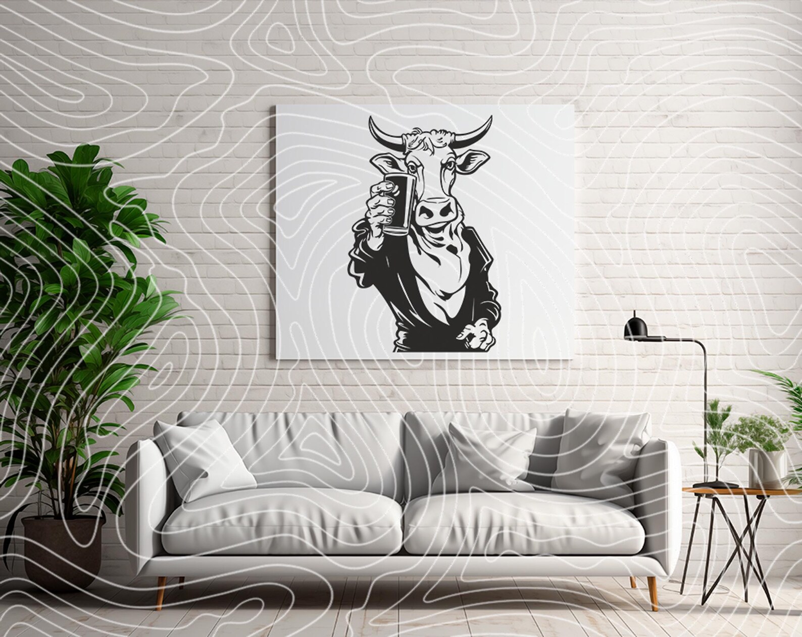 Cow Drinking Beer SVG, Cow SVG Cut File, Beer Mug Drinking Cow Clipart ...