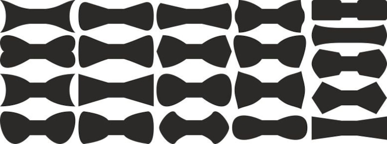Download Bow tie for men pattern silhouette laser cut Laser files ...