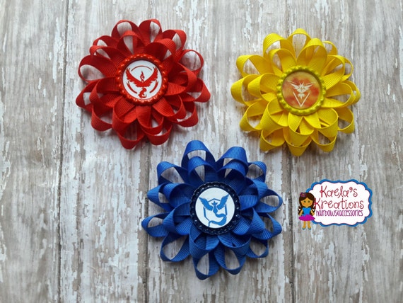 Team Valor Hair Bowsteam Mystic Hair Bowsteam Instinct Hair Etsy Team Valor Hair Bowsteam Mystic Hair Bowsteam Instinct Hair Etsy