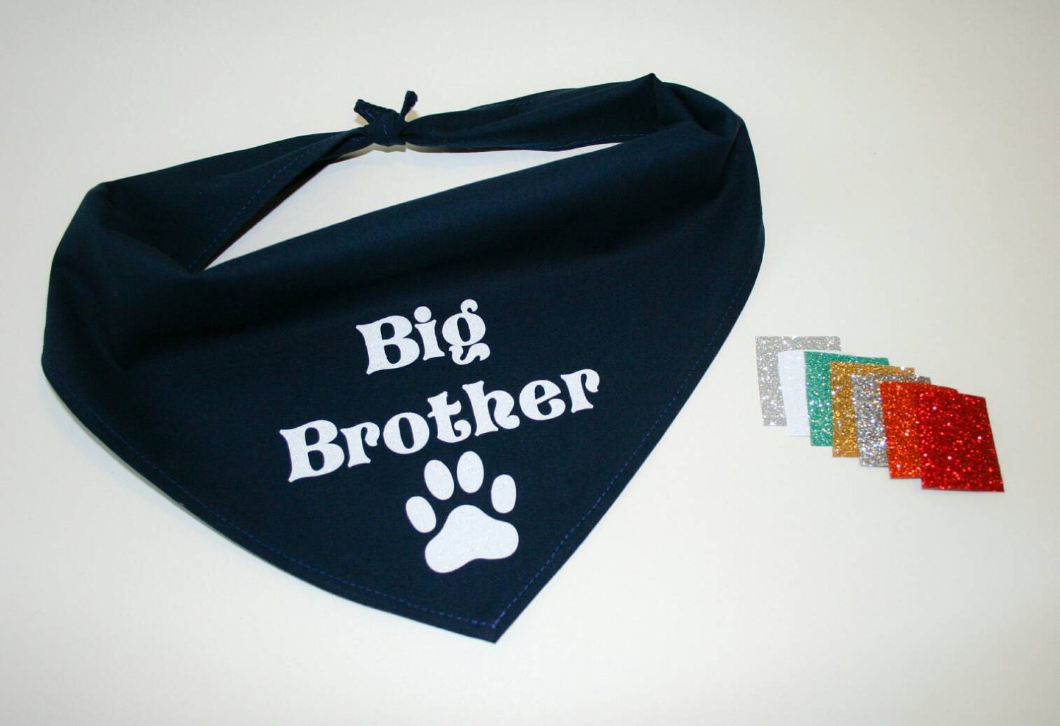 Dog BANDANA Custom Dog Bandana Baby Announcement Big Etsy