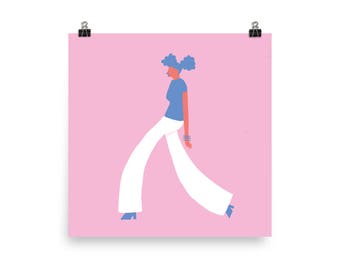 Afro Puffs Art Print