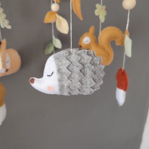 Handmade forest theme baby mobile image 2