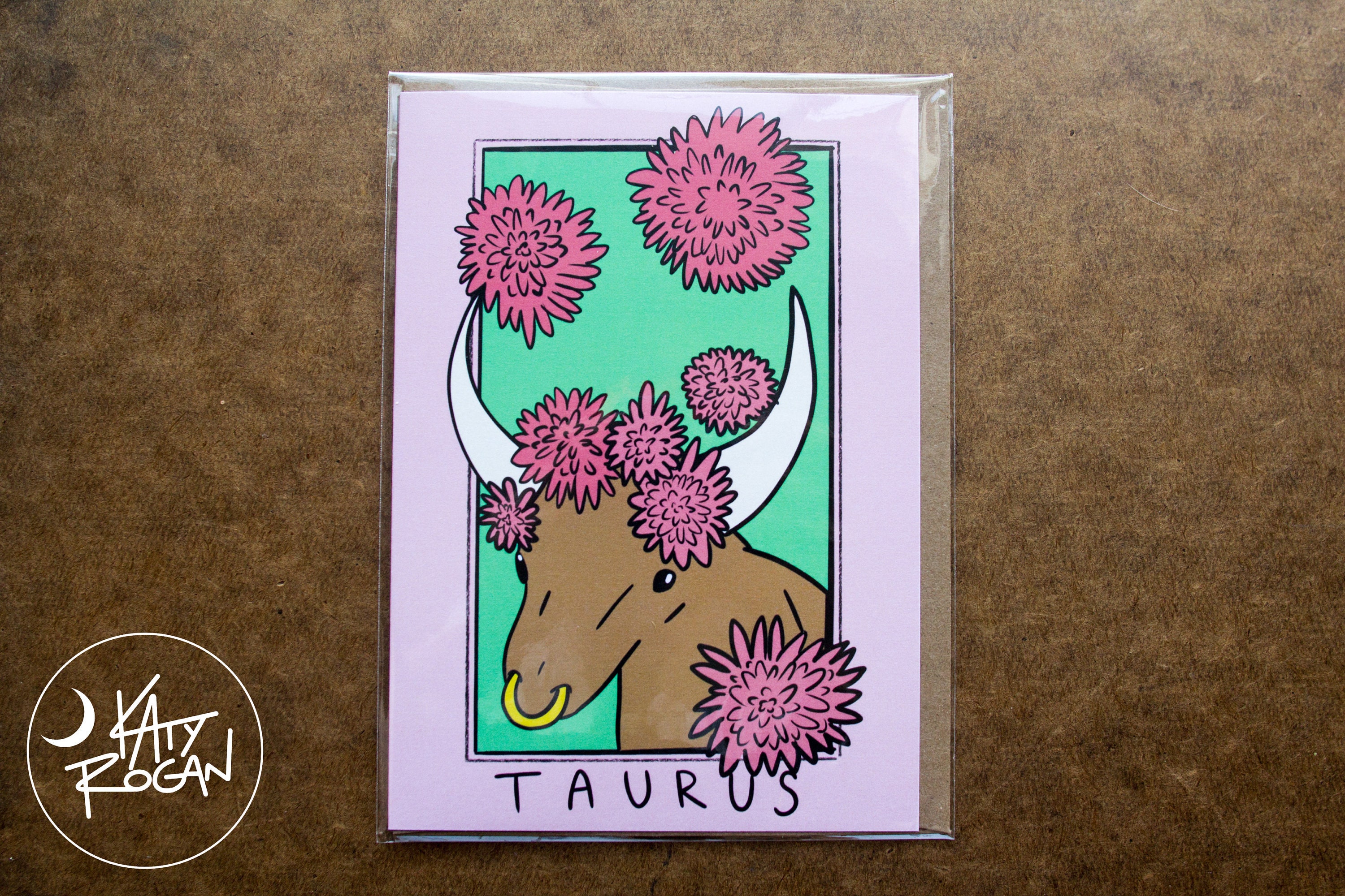 Taurus Tarot Card The Bull Zodiac Astrology Etsy