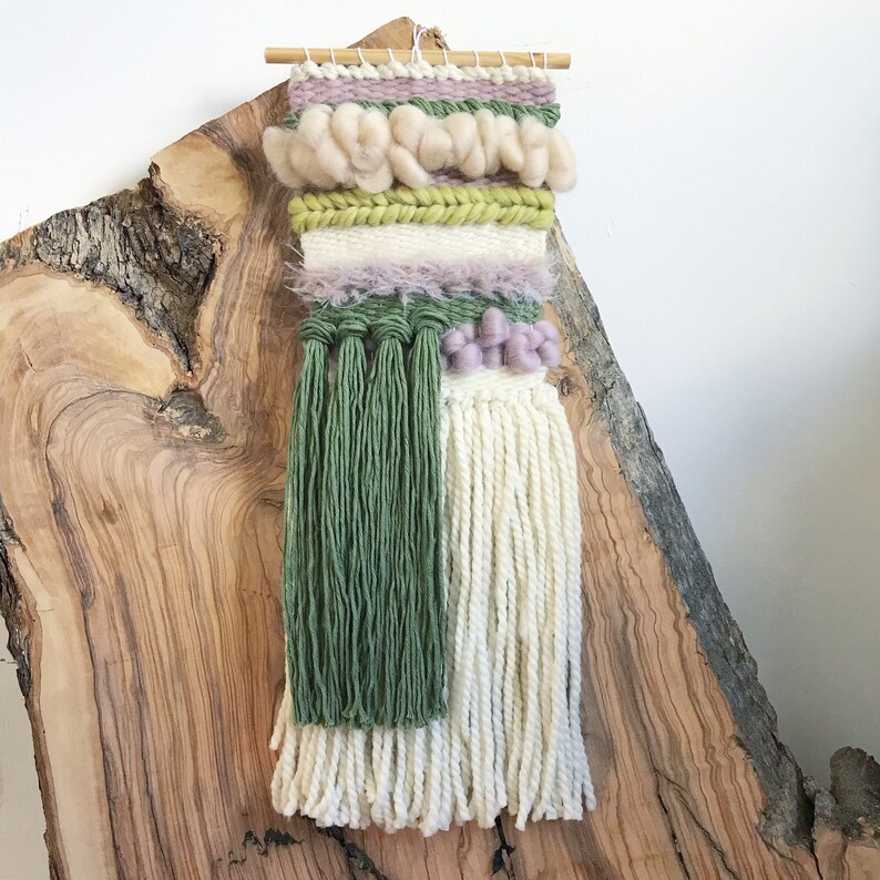Custom Mini Weaves Wall weaving Art Hanging woven textile Etsy
