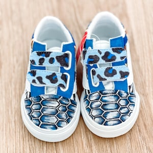 Customize velcro vans hot sale