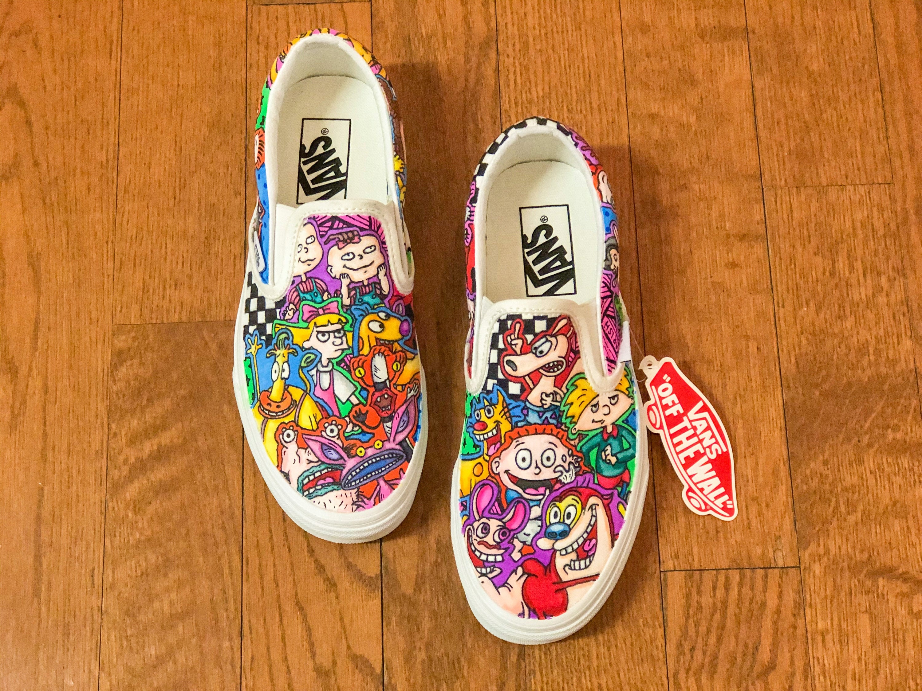 unique slip on vans