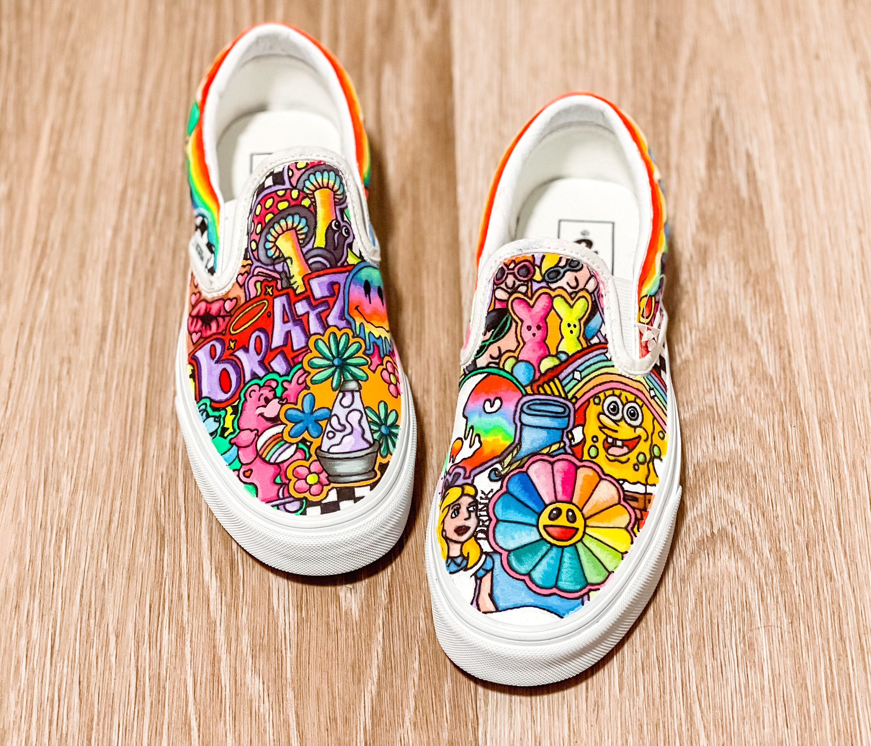 Custom Slip-on Vans -