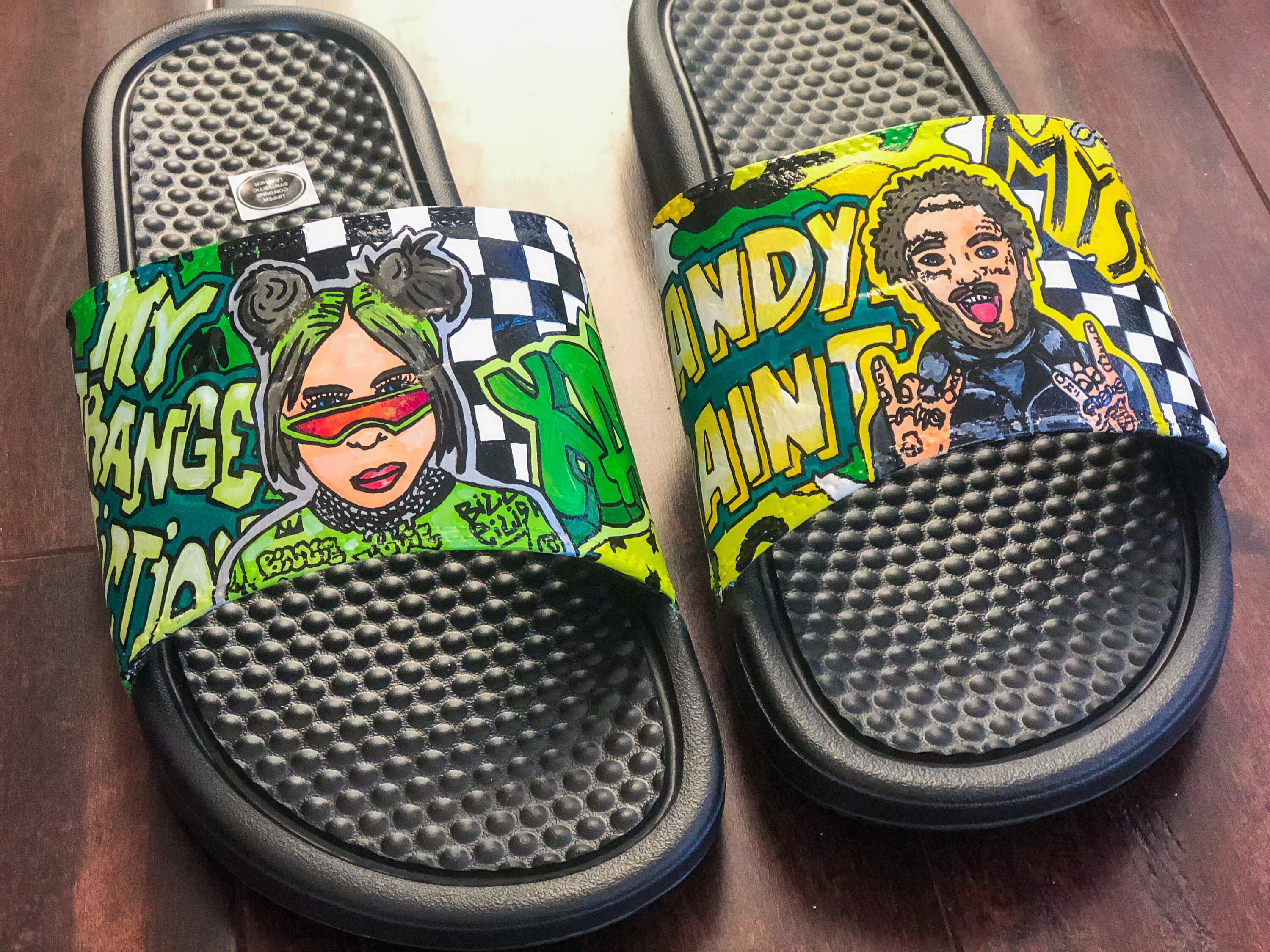 designer nike slides