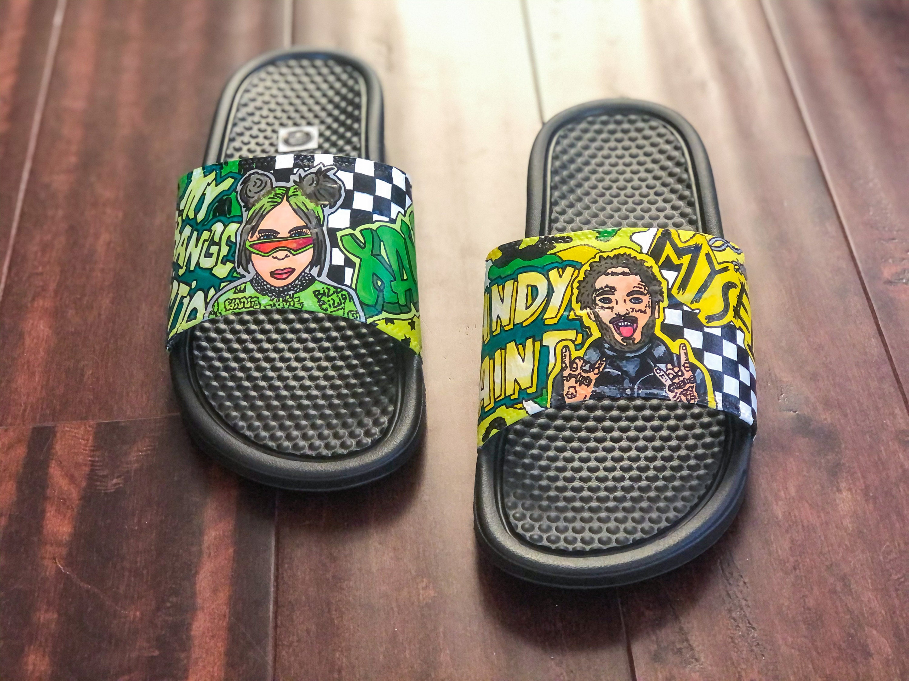 custom jordan slides