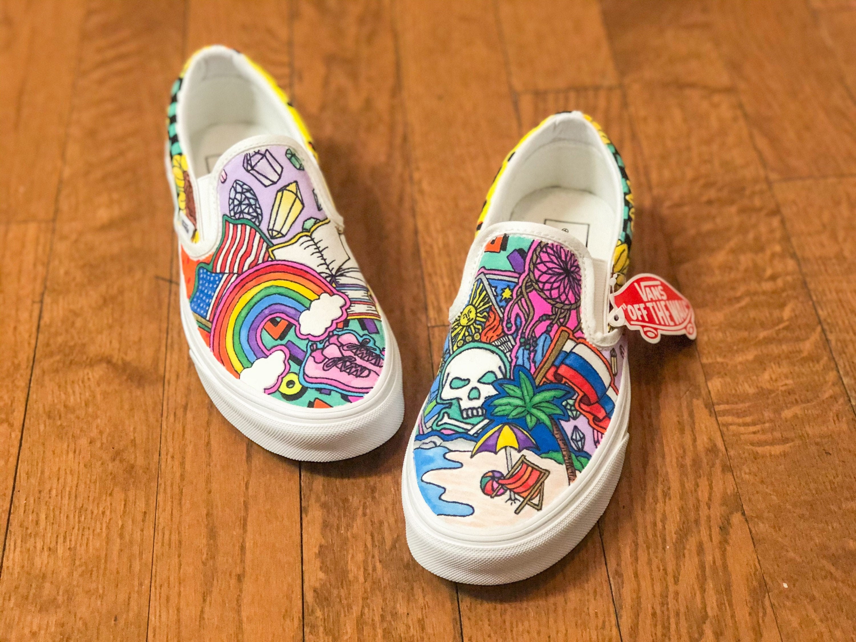 custom platform sneakers