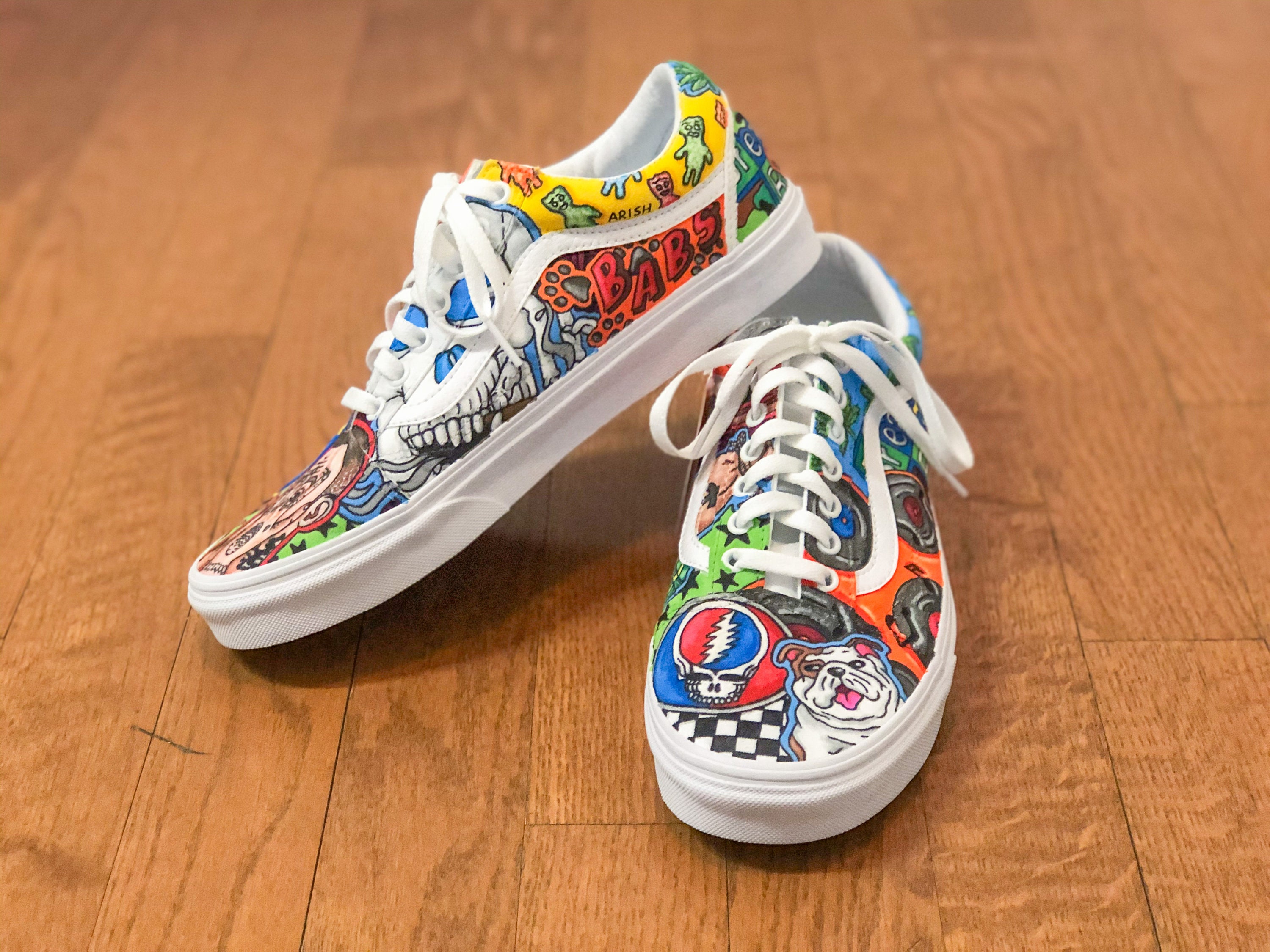 DIY: CUSTOM VANS OLD SKOOL👟 🖌️ 