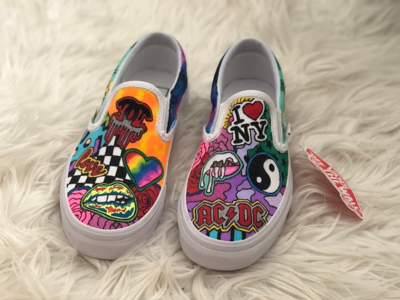 unique slip on vans