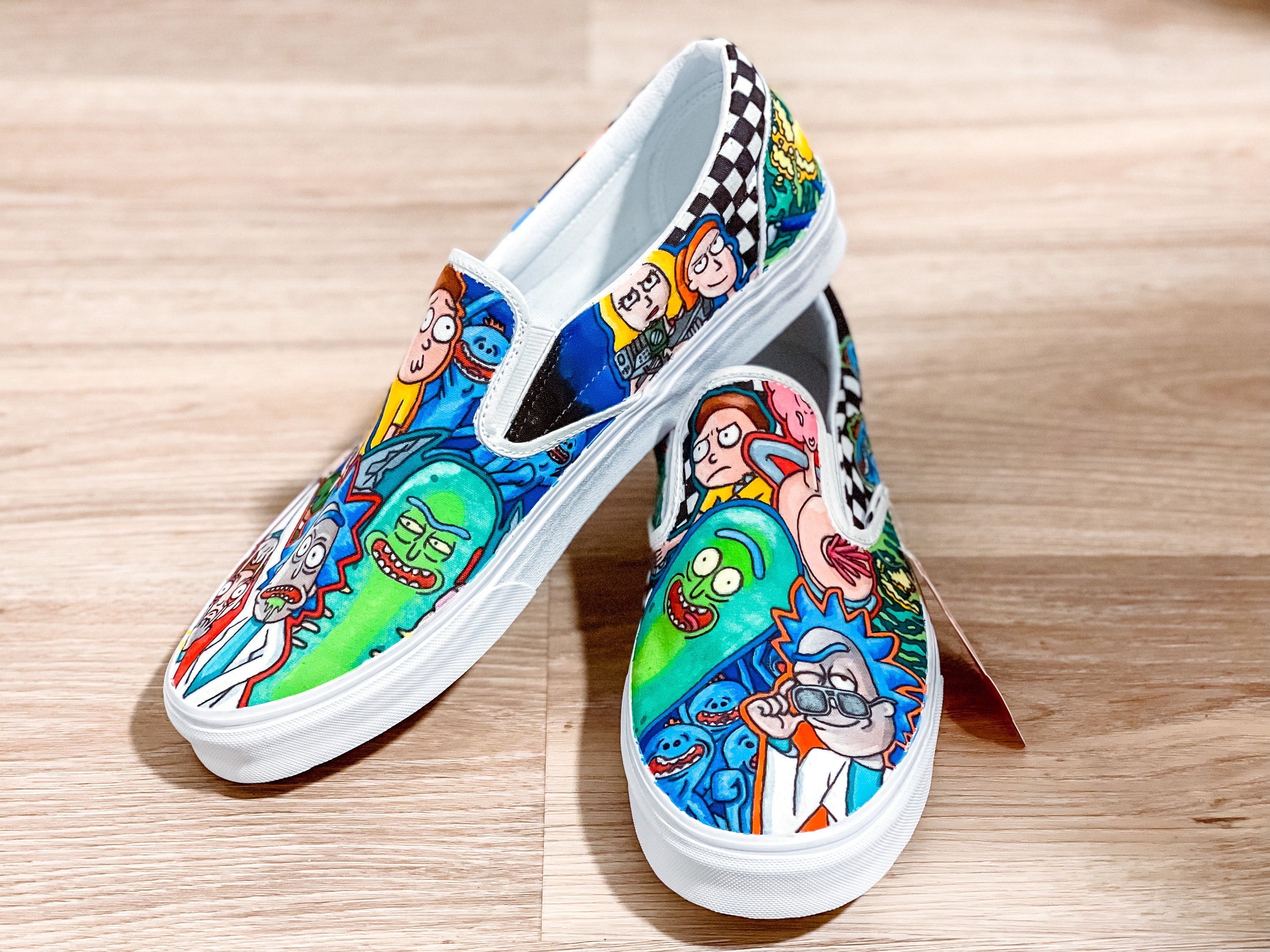 One Step Closer — Custom Vans Slip On