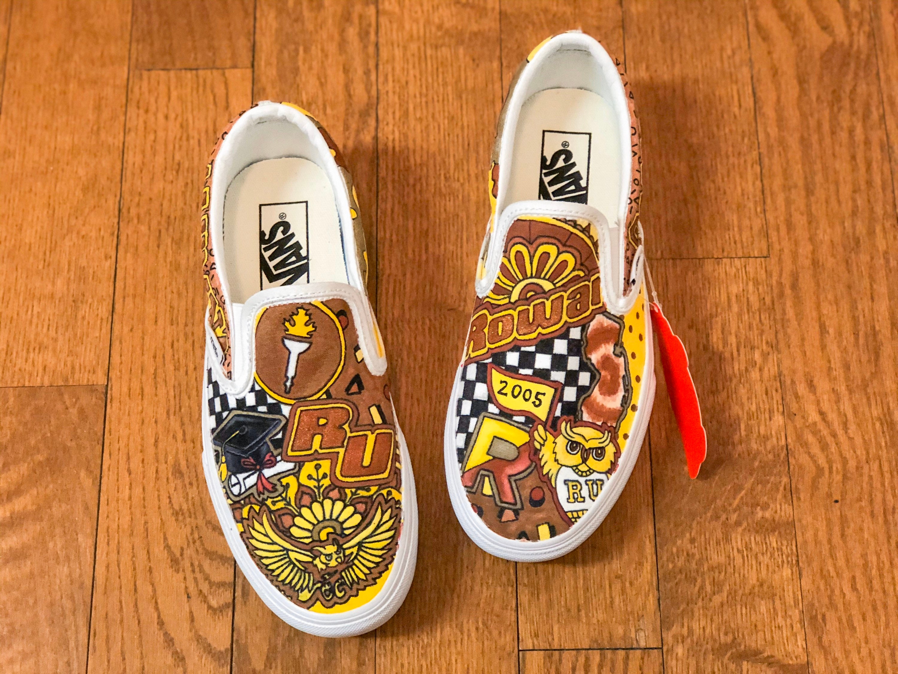 custom slip on vans