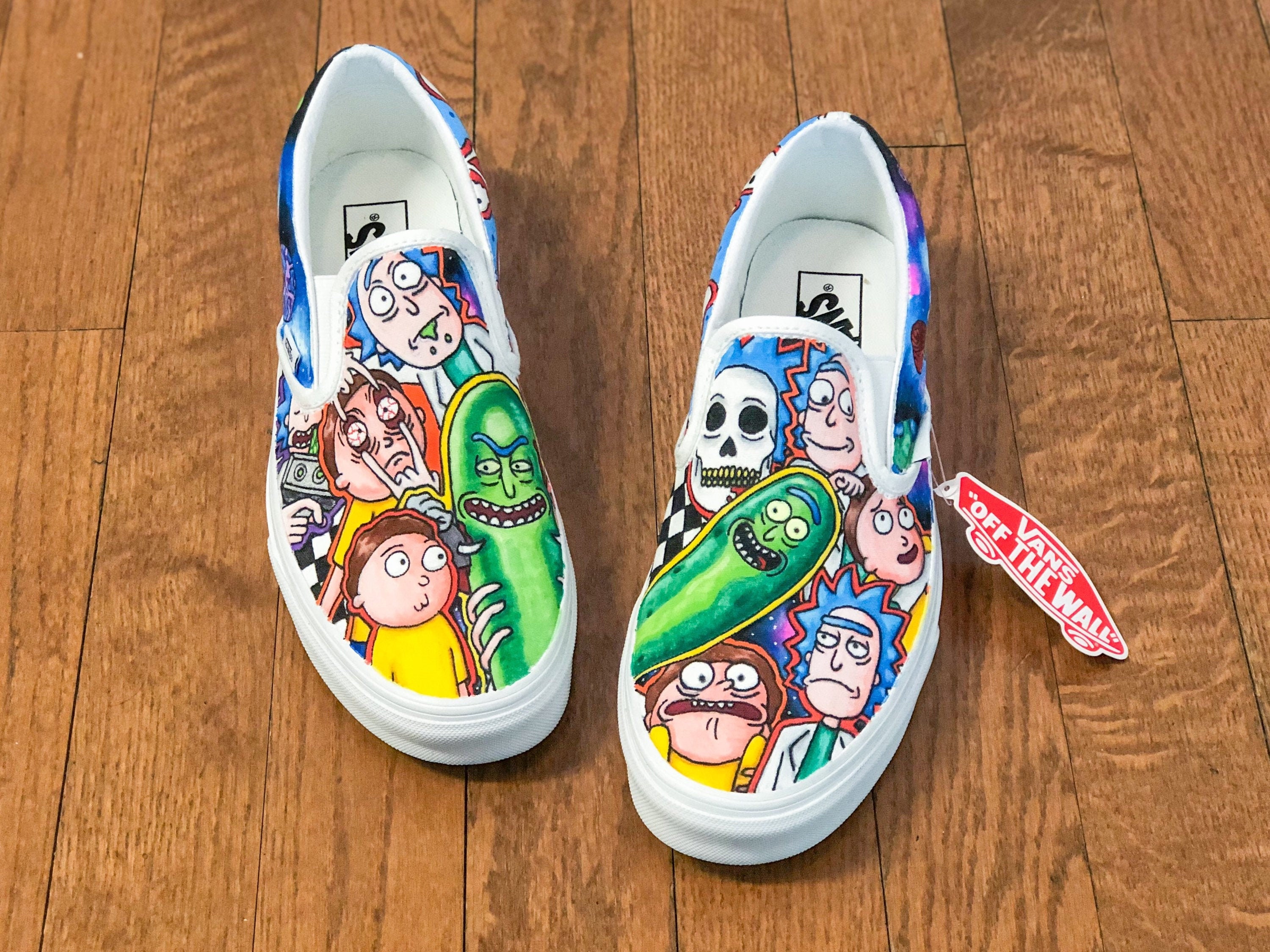 custom slip on vans