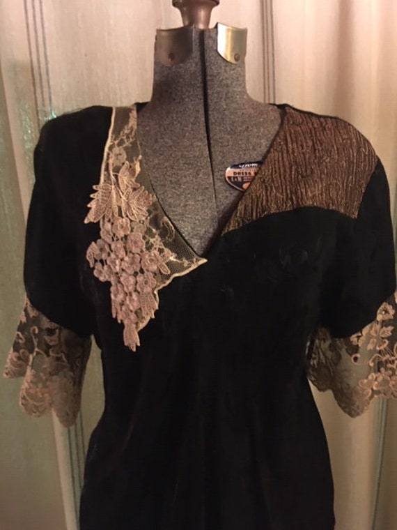Black Victorian Blouse and Skirt