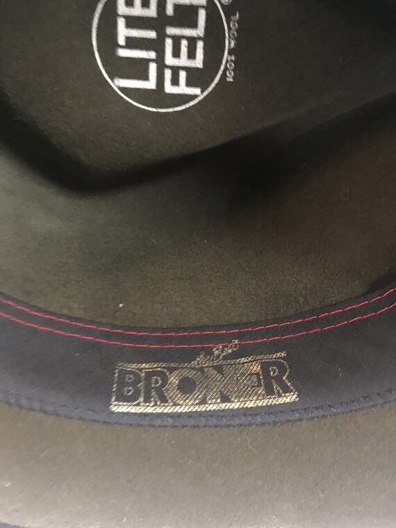 Chapeau Western Homme Compressible Broner Suburban Lite - Feutre Laine Vert - Taille XL