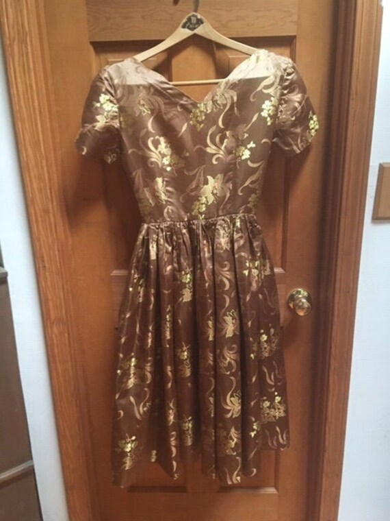 Gorgeous Vintage Brocade Dress